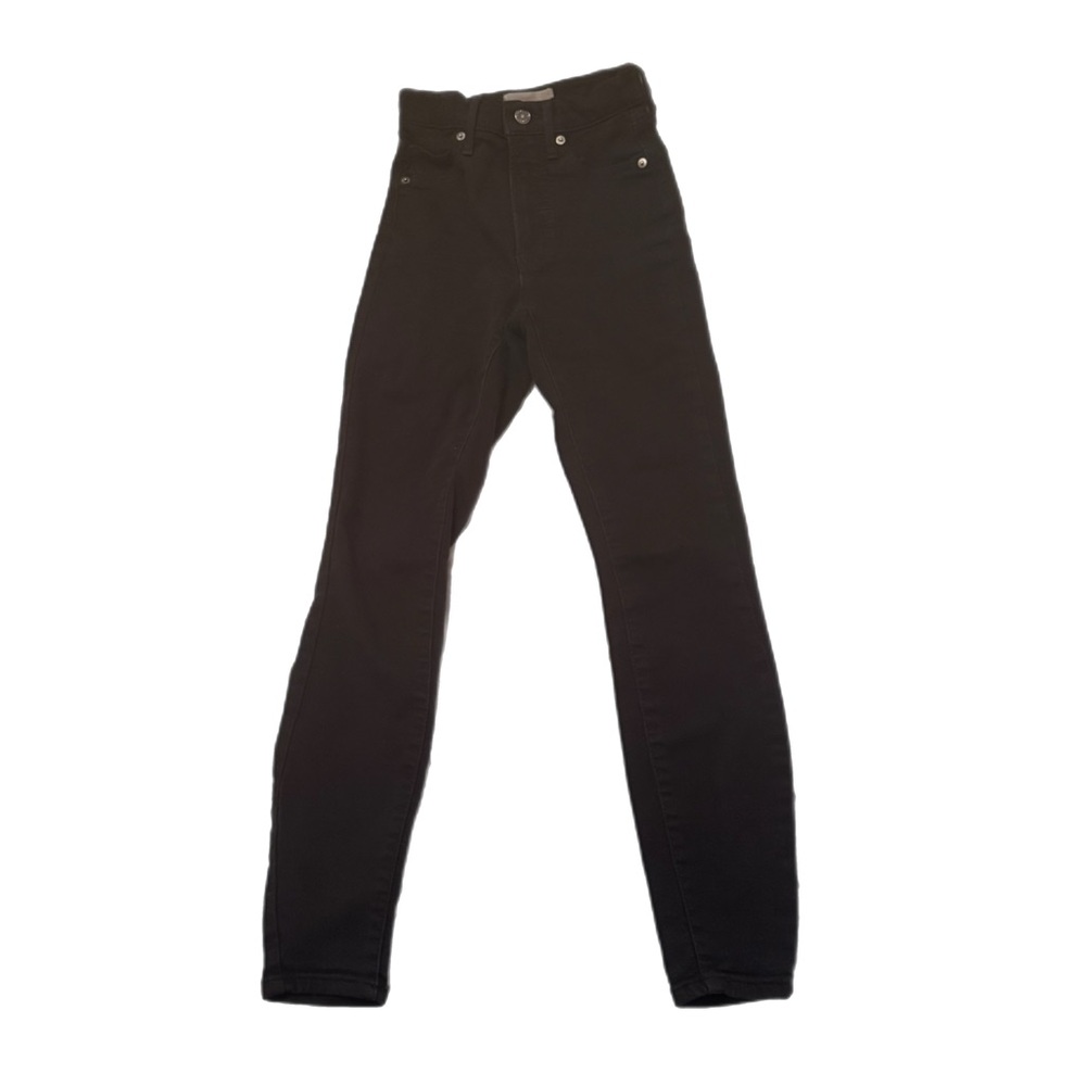 Everlane Women’s Black Crop Skinny Denim Jeans Size 24 Minimalist Staple Piece